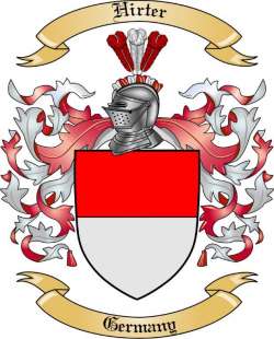Hirter Family Crest from Germany2