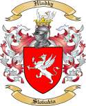 Hladky Family Crest from Slovakia