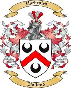Hochepied Family Crest from Holland