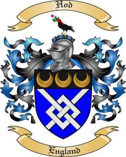 Hod Family Crest from England