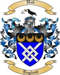Hod Family Crest from England2