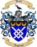 Hodd Family Crest from England