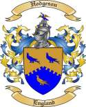 Hodgeson Family Crest from England
