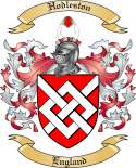 Hodleston Family Crest from England