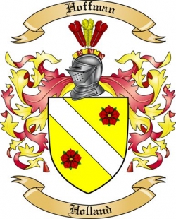 Hoffman Family Crest from Holland