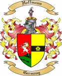 Hoffmann Family Crest from Germany