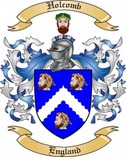 Holcomb Family Crest from England
