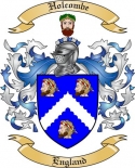 Holcombe Family Crest from England