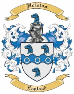 Holeton Family Crest from England