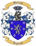 Holland Family Crest from England