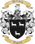 Holloway Family Crest from England