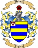 Holmes Family Crest from England2