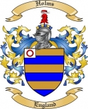 Holms Family Crest from England
