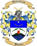 Holmstrom Family Crest from Sweden
