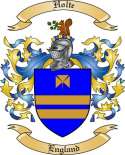 Holte Family Crest from England