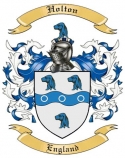 Holton Family Crest from England