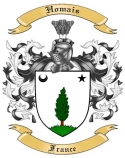 Homais Family Crest from France