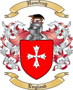 Homfray Family Crest from England