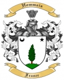 Hommais Family Crest from France