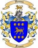 Homme Family Crest from France