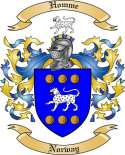 Homme Family Crest from Norway
