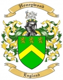Honeywood Family Crest from England