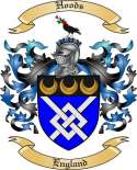 Hoods Family Crest from England