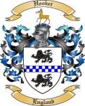 Hooker Family Crest from England