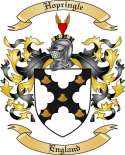Hopringle Family Crest from England