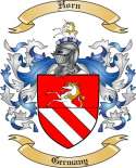 Horn Family Crest from Germany