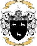 Horner Family Crest from England