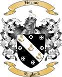 Hornor Family Crest from England