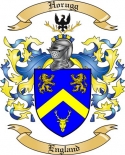 Horugg Family Crest from England