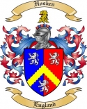 Hosken Family Crest from England2