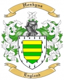Hoskyns Family Crest from England