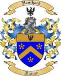Houchard Family Crest from France