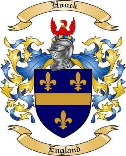 Houck Family Crest from England