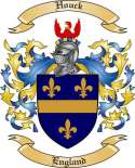 Houck Family Crest from England