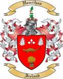 Hourihan Family Crest from Ireland