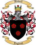 Howell Family Crest from England