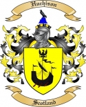 Huchison Family Crest from Scotland