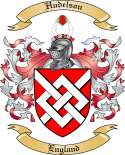 Hudelson Family Crest from England