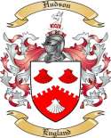 Hudson Family Crest from England