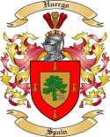 Huergo Family Crest from Spain