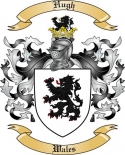 Hugh Family Crest from Wales