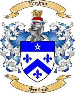 Hughan Family Crest from Scotland