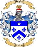 Hughes Family Crest from Scotland