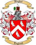 Hughet Family Crest from England