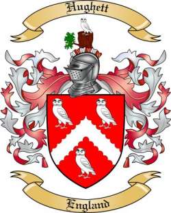 Hughett Family Crest from England