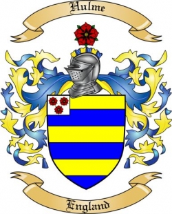 Hulme Family Crest from England2